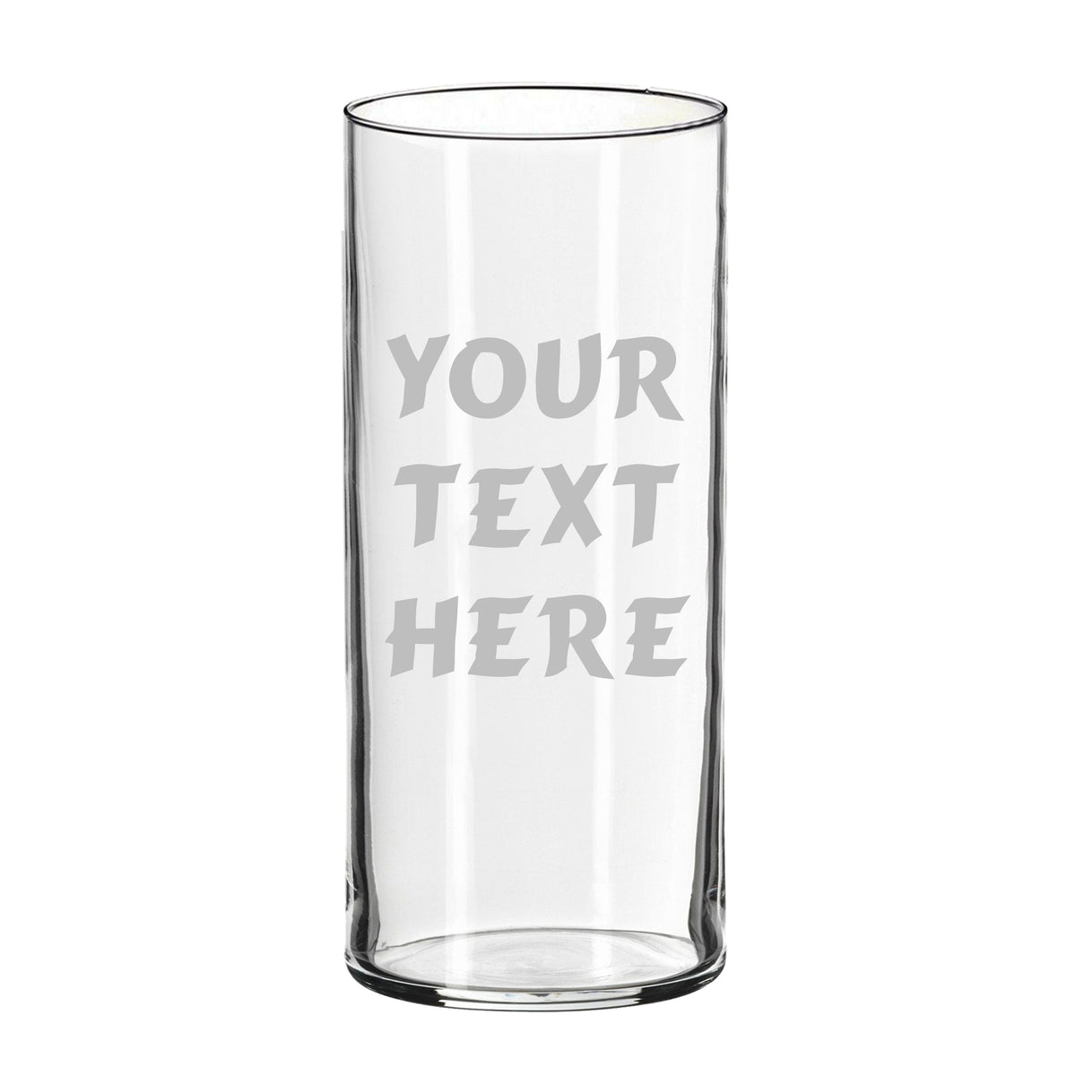 Personalized Glass Flower Vase – Custom Etched & Engraved Vase for Mother's Day, Valentine's Day or Birthday Gifts
