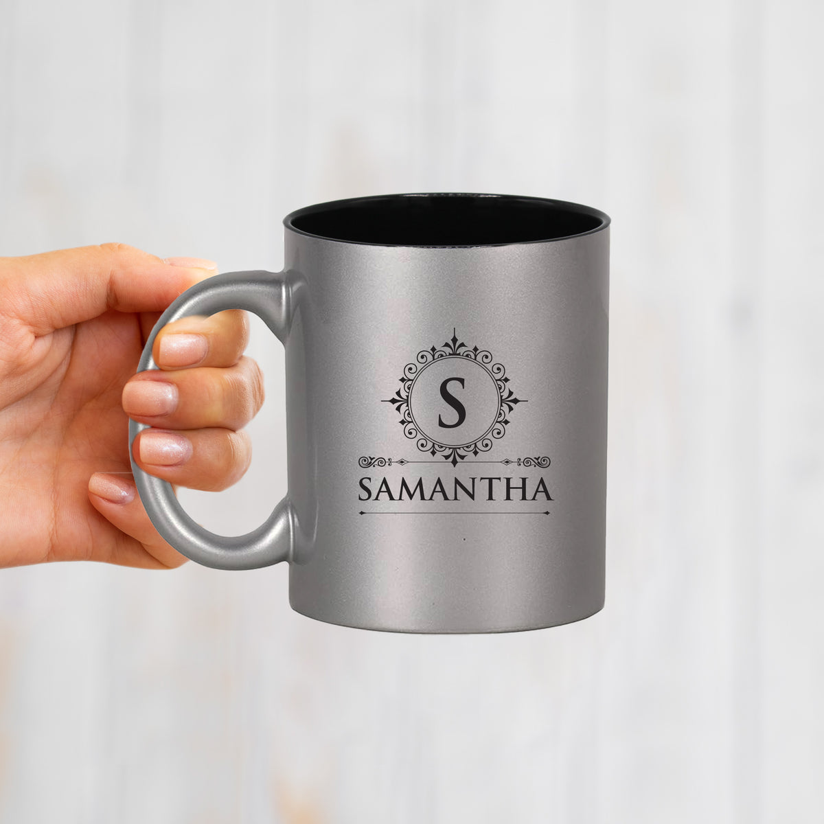 Custom Engraved Coffee Latte Mug - Personalized Coffee and Tea Cup