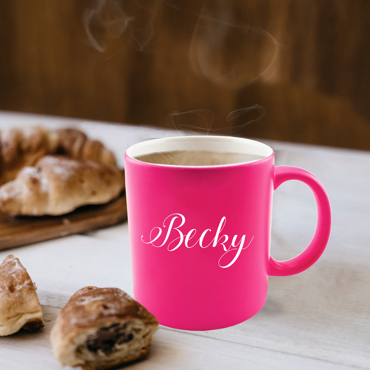 Personalized Coffee Latte Mug – Custom Monogrammed Coffee & Tea Cup with Name