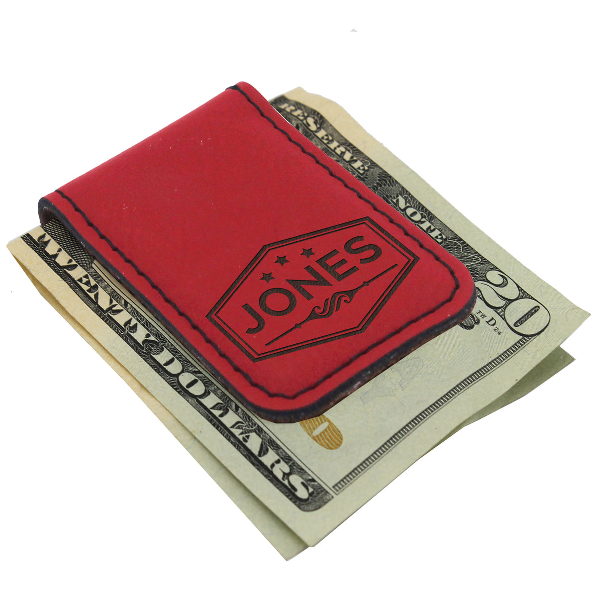 Personalized Magnetic Money Clip - Custom Engraved for Men, Him, Dad