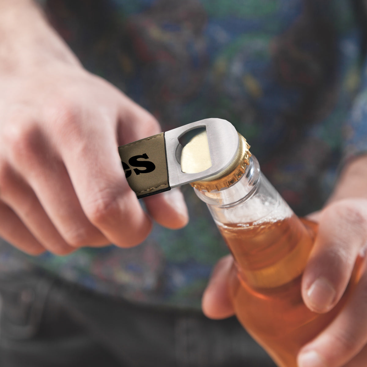 Custom Stainless Steel Classic Paddle Style Bottle Opener - Pub Beer Opener Gift for Men, Women, Bartender