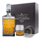 Premium Custom Engraved Decanter - Personalized with Name