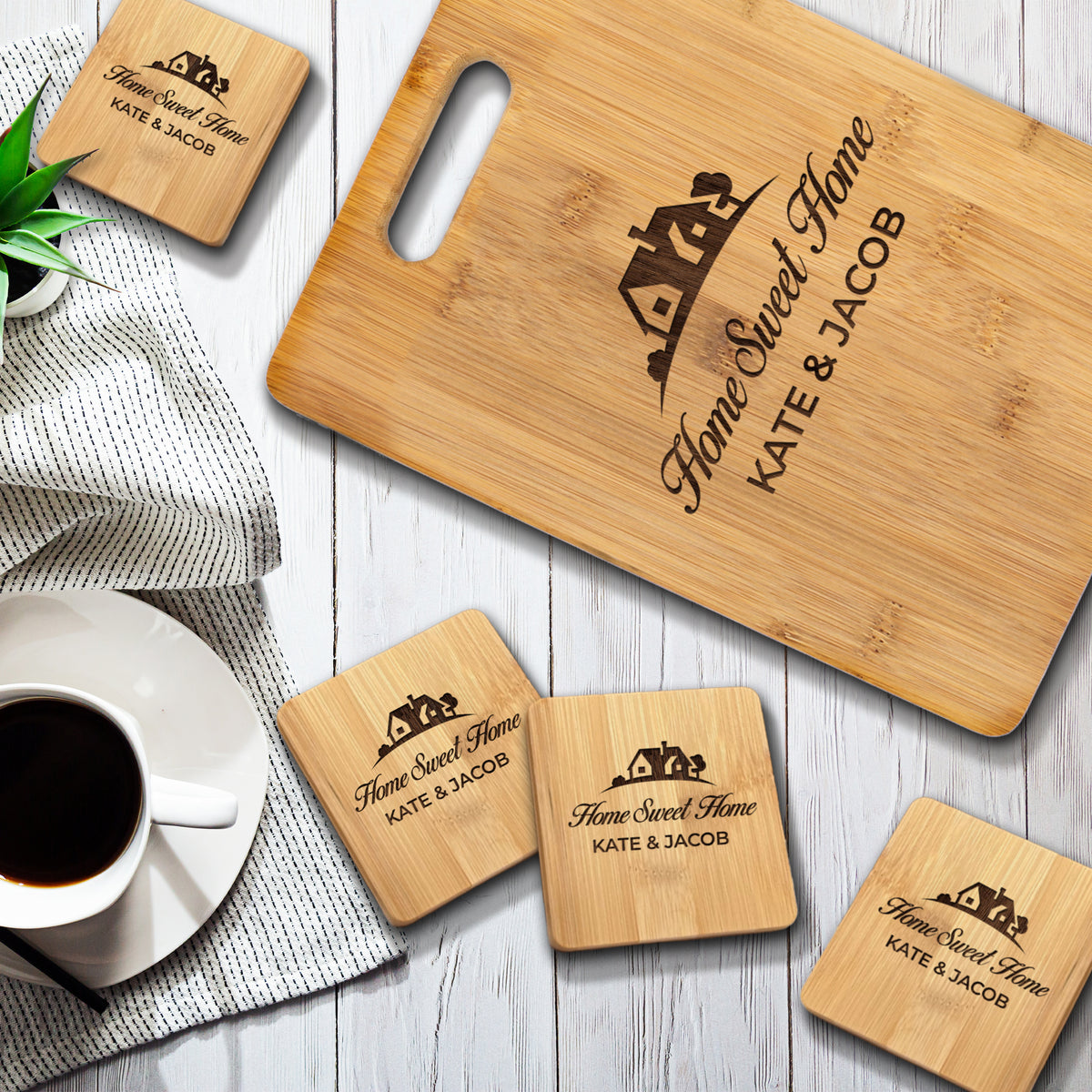 Personalized Build Your Own Bamboo Realtor Closing Gift - Heritage Style