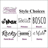 Personalized Stainless Steel Dog, Cat or Pet Bowl for Water and Food with Non Slip Bottom