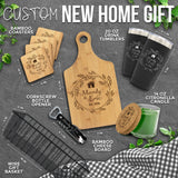 Personalized Build Your Own Bamboo Realtor Closing Gift - Hearth Style
