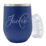 Personalized 12 oz Insulated Stemless Wine Tumbler - WPS Designs