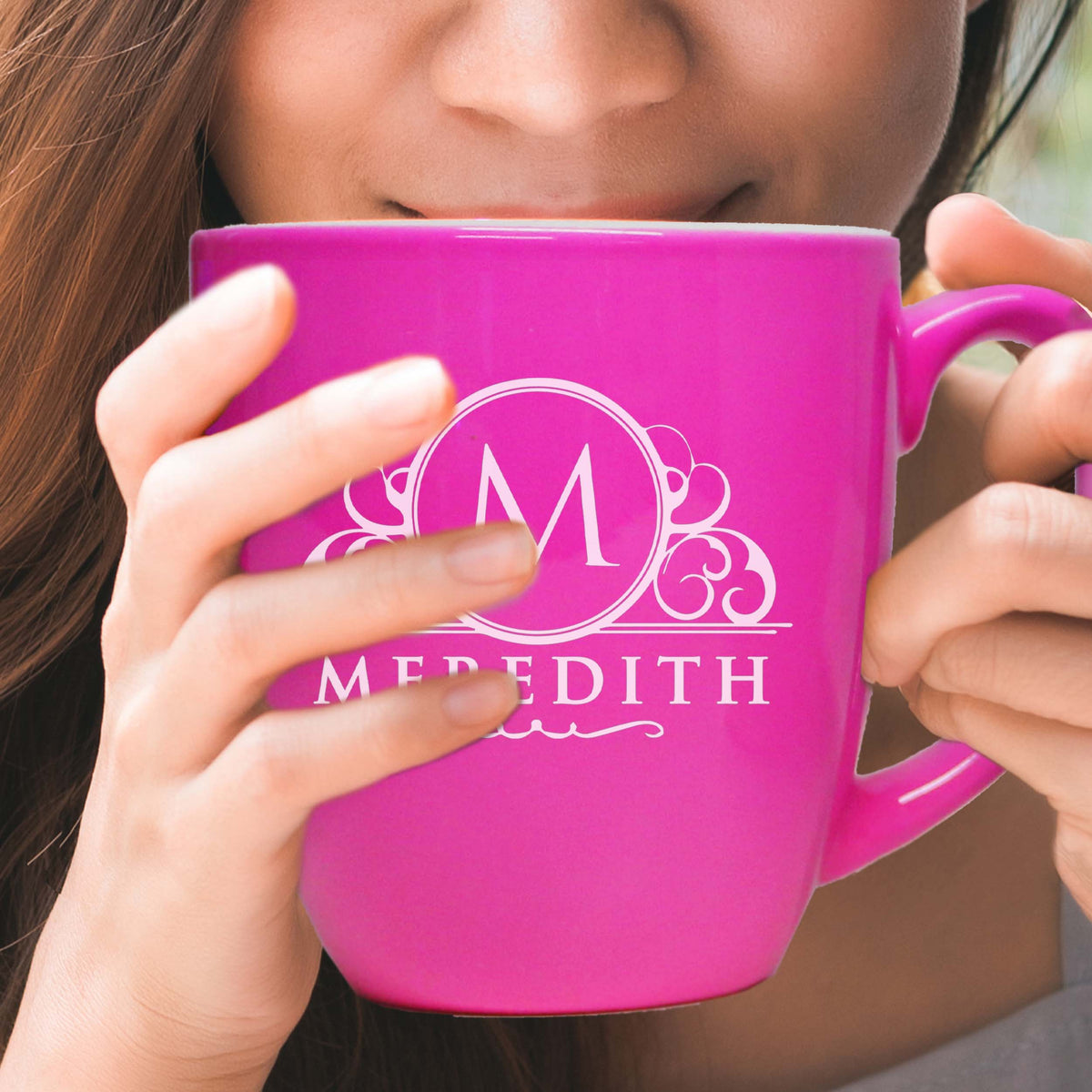 Custom Engraved Coffee Latte Mug - Personalized Coffee and Tea Cup