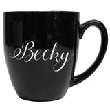 Personalized Coffee Latte Mug – Custom Monogrammed Coffee & Tea Cup with Name
