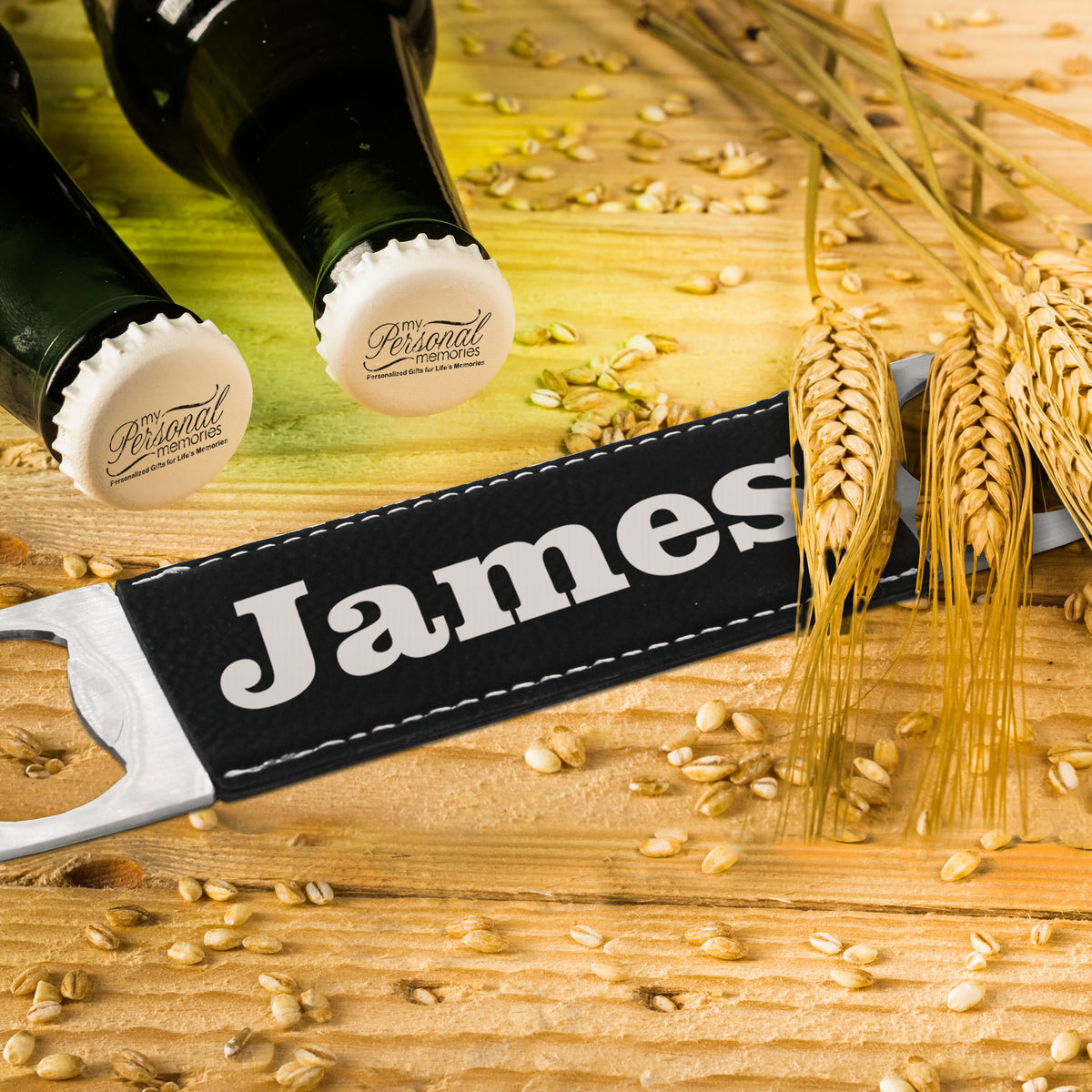 Custom Stainless Steel Classic Paddle Style Bottle Opener - Pub Beer Opener Gift for Men, Women, Bartender