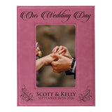 Personalized Wedding Gift Picture Frame - Custom Engraved Newlywed Photo Gifts