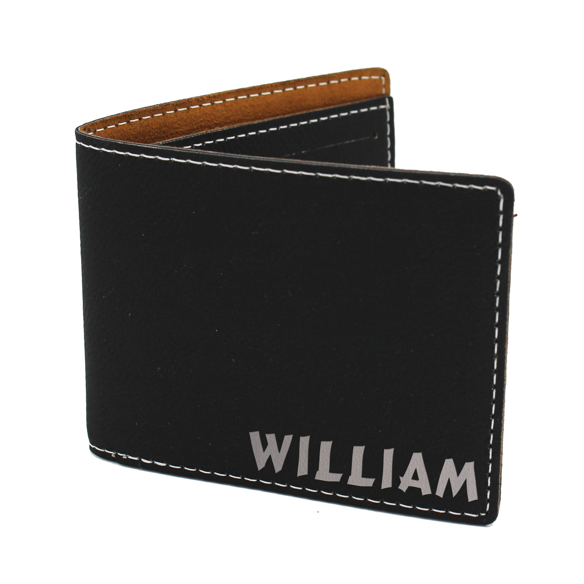 Personalized Bifold Wallet for Men – Custom Engraved Wallet with Name, Initials or Text, Gift for Him