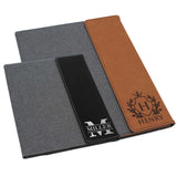 Personalized Portfolio with Custom Monogrammed Flap - Corner Engraving