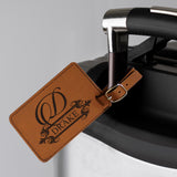 Monogrammed Luggage Tag - Engraved Personalized Custom Traveler Gift