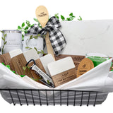 Personalized Build Your Own Marble and Acacia Realtor Closing Gift - Rectangle Stem Style