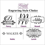 Personalized Jewelry Box with Glass Top – Custom Engraved Jewelry Organizer & Tray Gift for Women, Mom or Wife