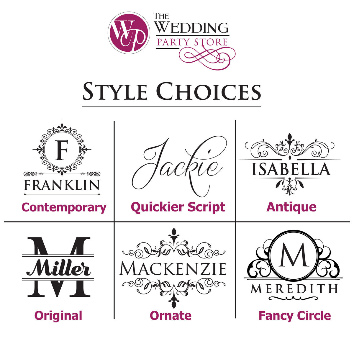 Personalized 16 oz Wine Glass with Stem with Name and Initial