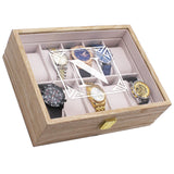 Engraved 10 Slot Watch Box for Men - Custom Personalized Gifts for Him, Husband, Boyfriend