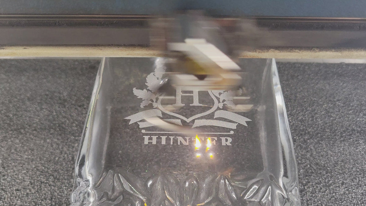 Premium Custom Engraved Decanter - Personalized with Name